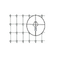 Deer Field fence also called fixed knot fence